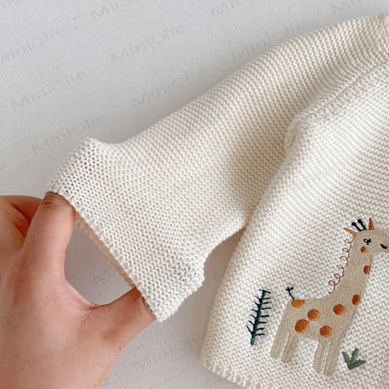 Baby Toddler Animal Knit Cardigan Sweater - image 9