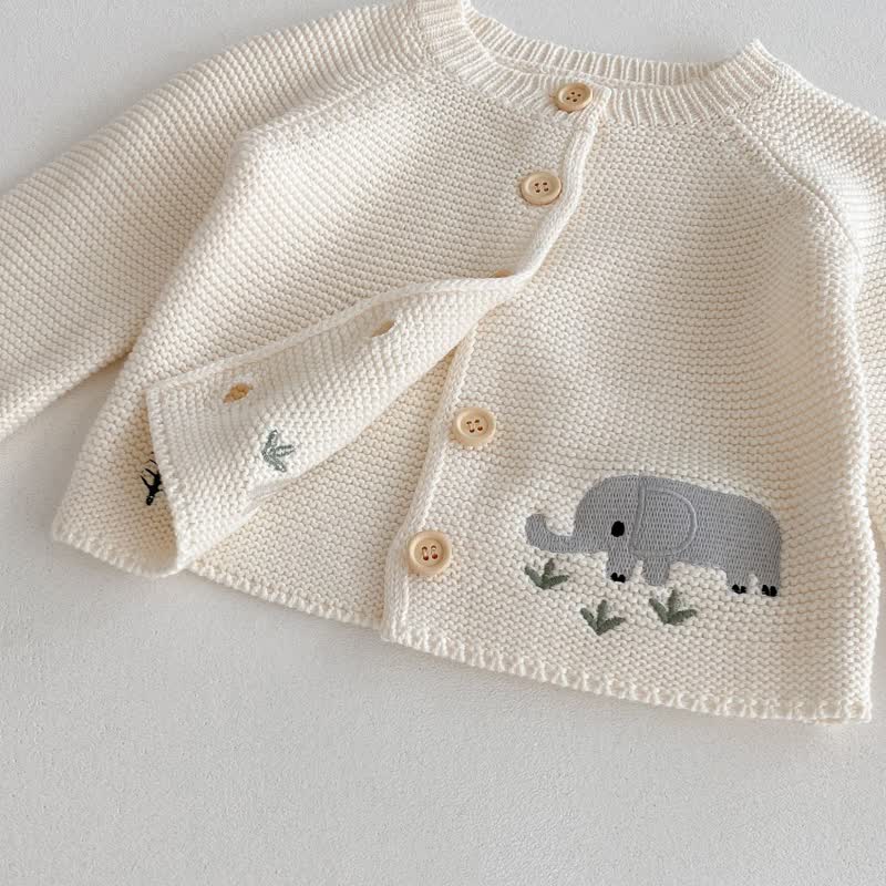Baby Toddler Animal Knit Cardigan Sweater - image 10