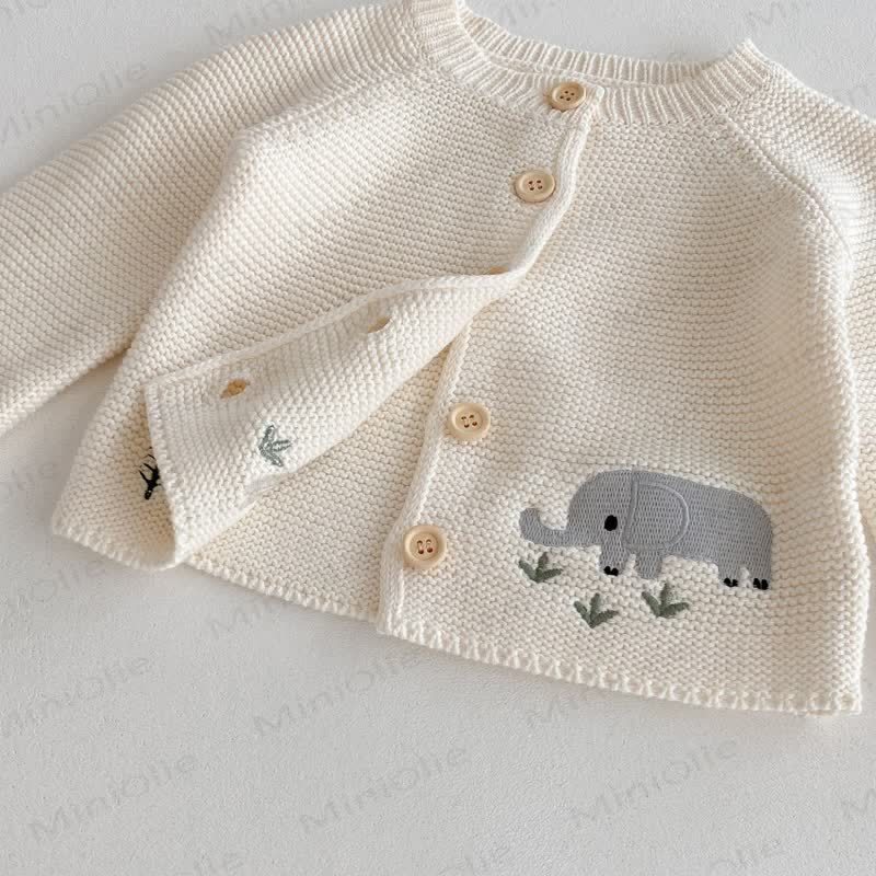 Baby Toddler Animal Knit Cardigan Sweater - image 10