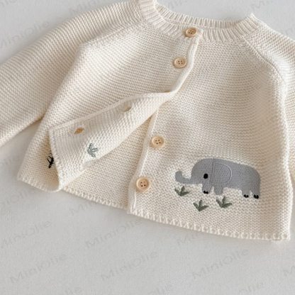 Baby Toddler Animal Knit Cardigan Sweater - image 10