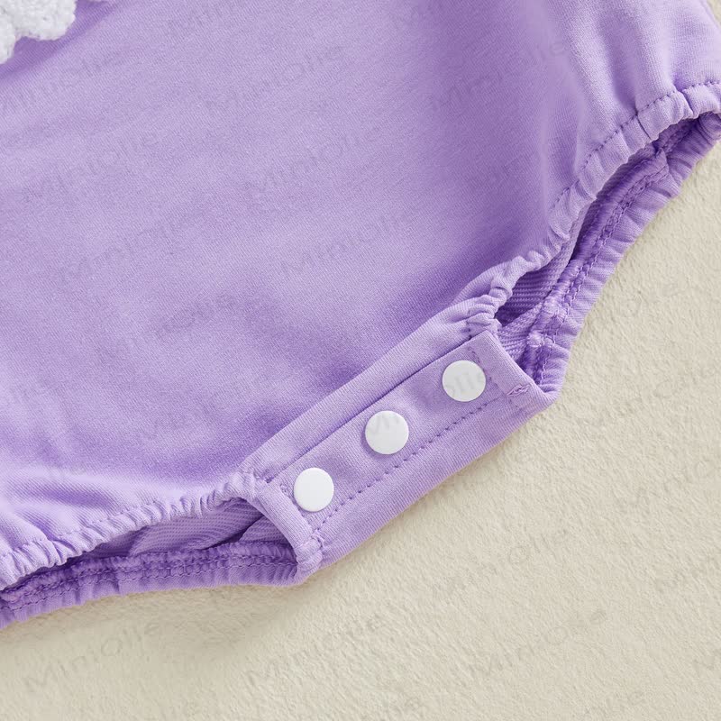 BOO Baby Ghost Bow Halloween Long Sleeve Bodysuit - image 4