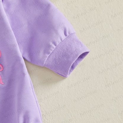 BOO Baby Ghost Bow Halloween Long Sleeve Bodysuit - image 5