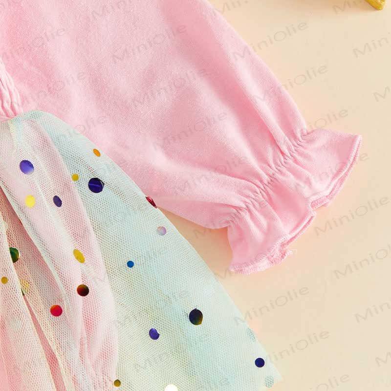 ONE Baby Tulle Birthday Skirted Bodysuit with Headband - image 10