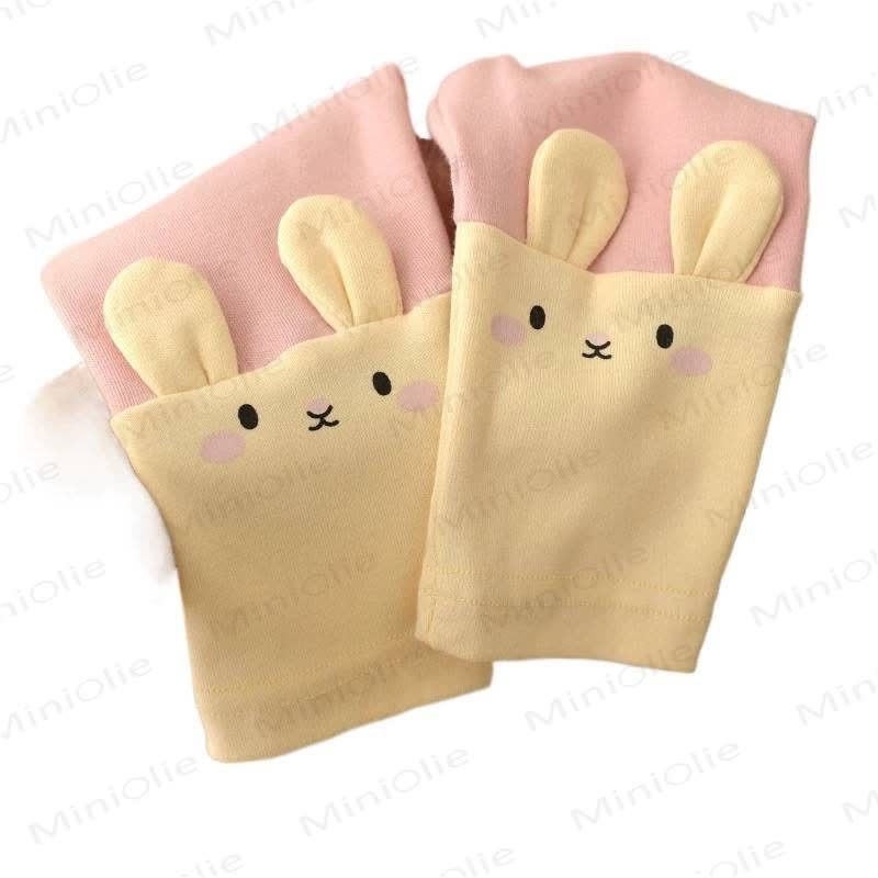 Baby Toddler Ribbed Bunny Striped Leggings - image 4