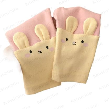 Baby Toddler Ribbed Bunny Striped Leggings - image 4