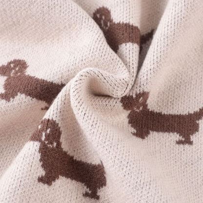 Baby Dachshund Button Front Romper - image 7