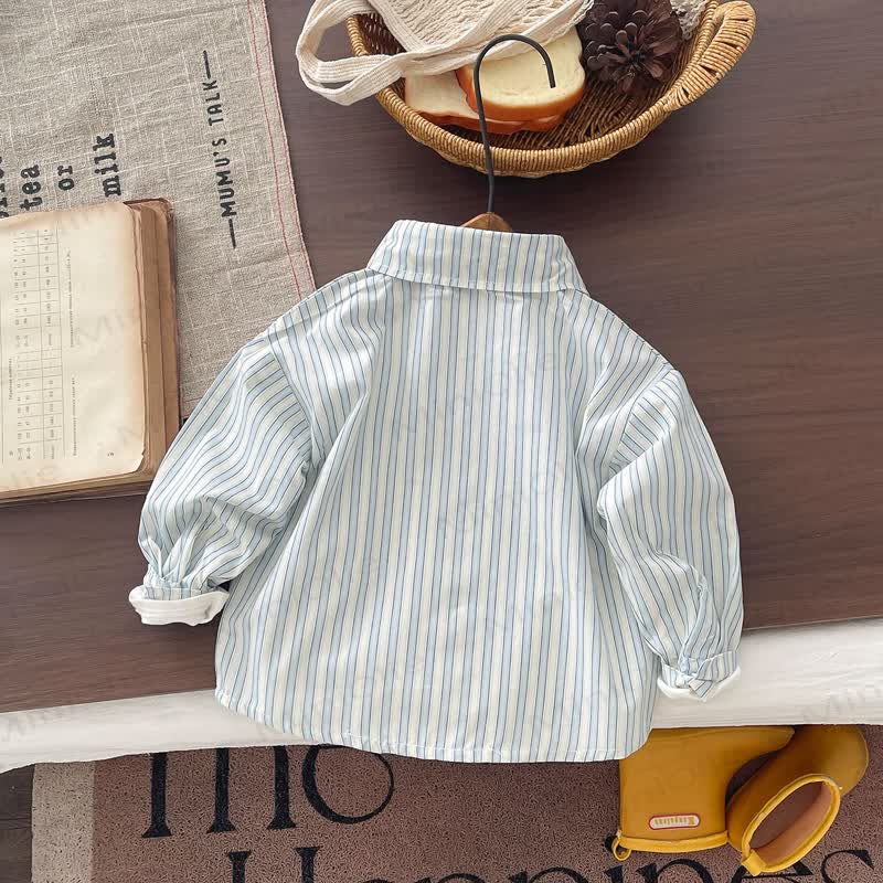 Baby Toddler Boy Plant Applique Pocket Shirt - image 5