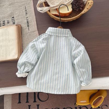 Baby Toddler Boy Plant Applique Pocket Shirt - image 5