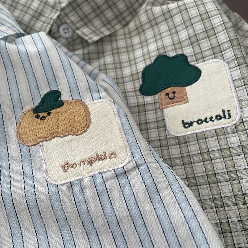 Baby Toddler Boy Plant Applique Pocket Shirt - image 9