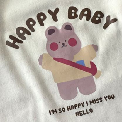HAPPY BABY Toddler Bear Print Long Sleeve T-Shirt - image 10
