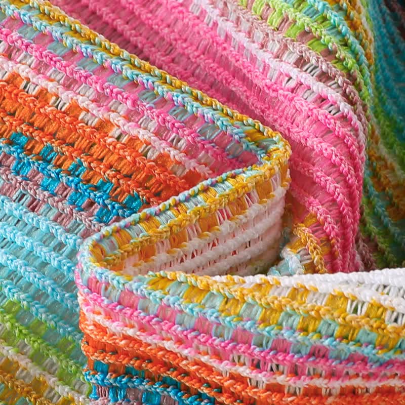 Baby Colorful Striped Knit Vest and Denim 3-piece Set - image 8