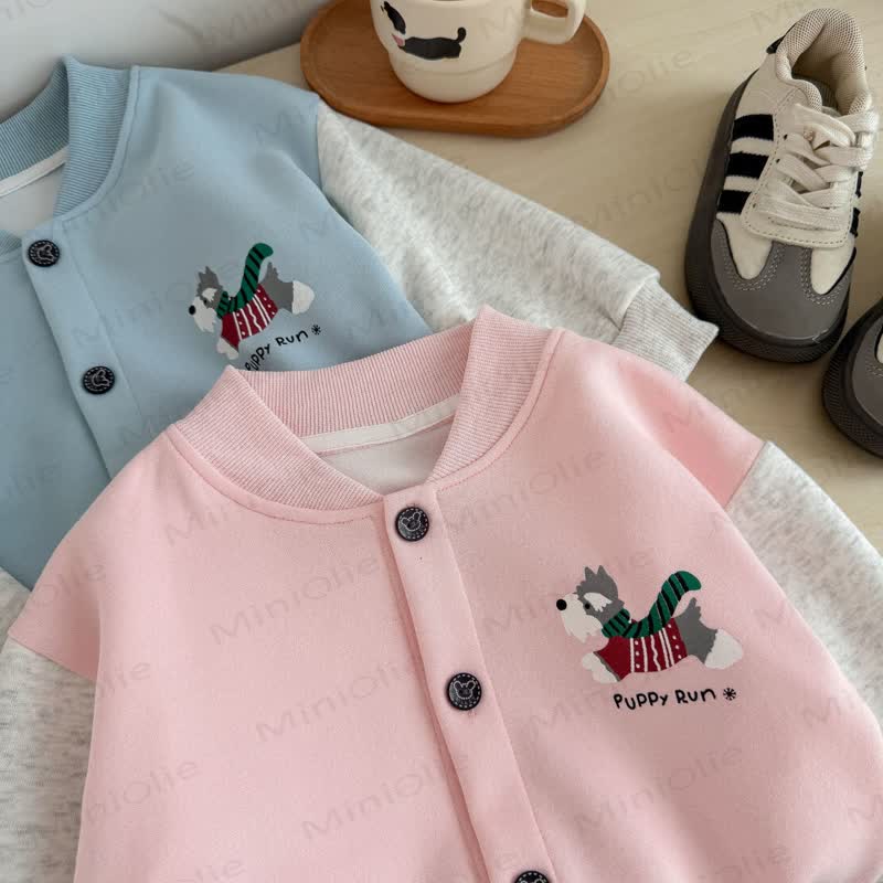 PUPPY RUN Toddler Colorblock Snap Front Jacket - image 5