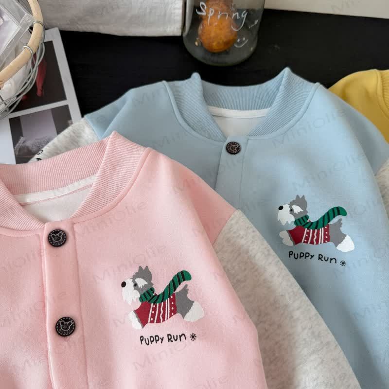 PUPPY RUN Toddler Colorblock Snap Front Jacket - image 6