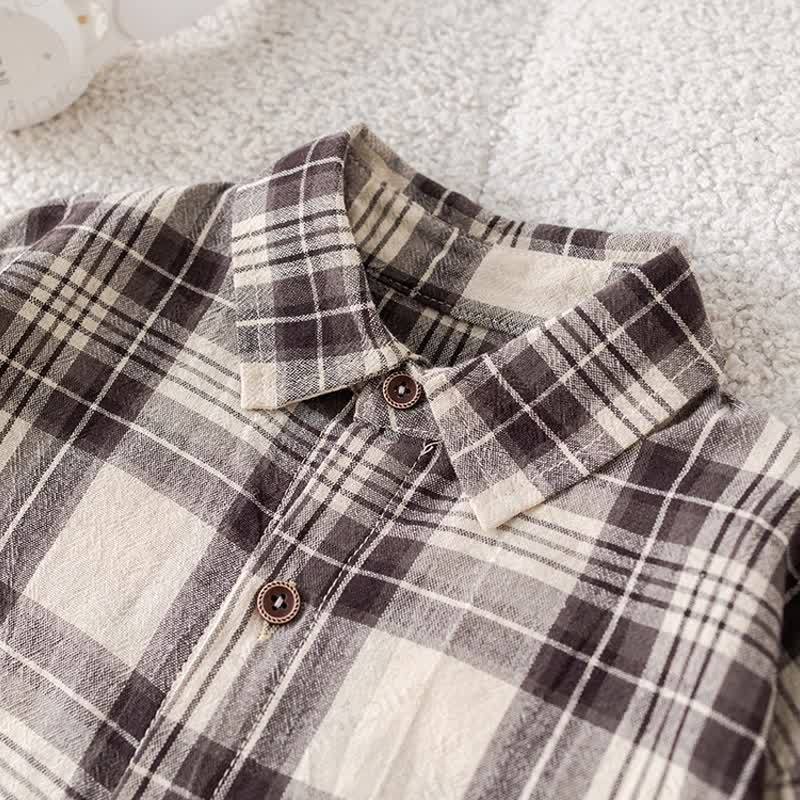 COOKIE Baby Toddler Bear Plaid Knit Vest 3-piece Set - image 5