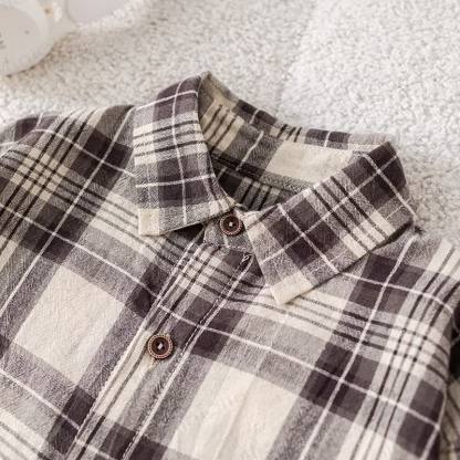 COOKIE Baby Toddler Bear Plaid Knit Vest 3-piece Set - image 5
