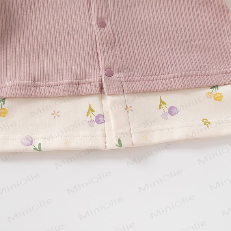 Baby Toddler Girl Pink Floral Top and Pants 2-piece Set - image 5