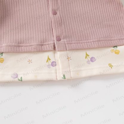 Baby Toddler Girl Pink Floral Top and Pants 2-piece Set - image 5