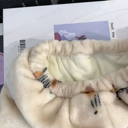 Toddler Cozy Animal Print Plush Jacket and Pants Loungewear 2-piece Set - image 11