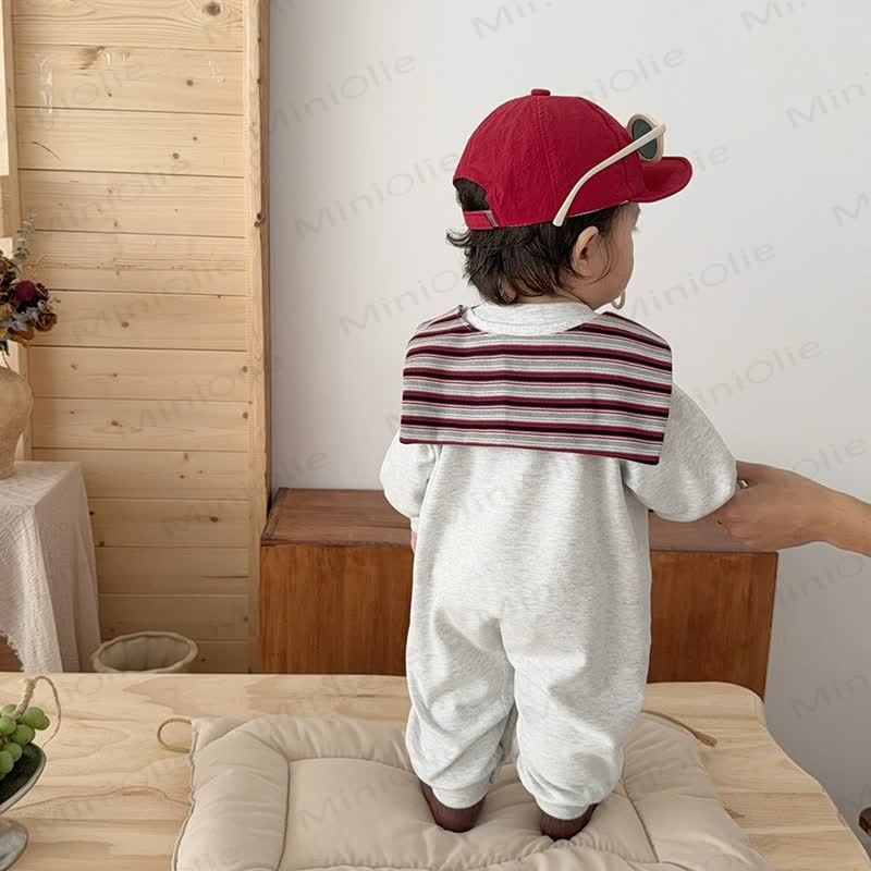 HOME Baby Detachable Scarf Romper - image 2