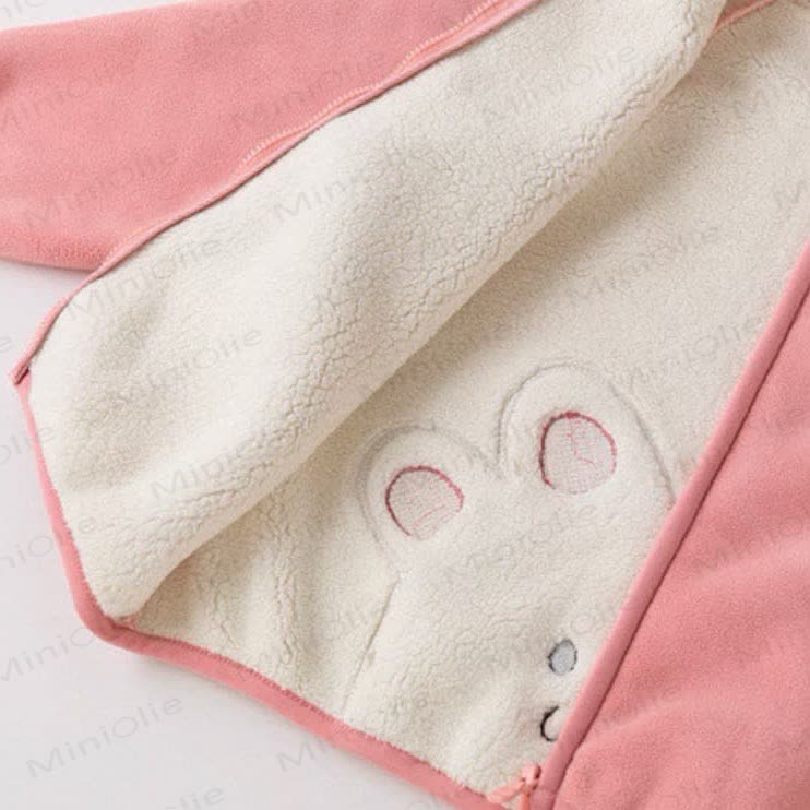 Baby Toddler Animal Plush Hooded Fleece Jacket - image 9