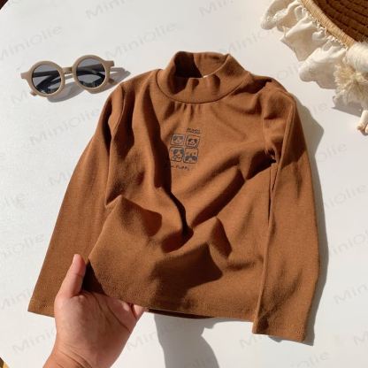 Toddler Casual Mock Neck Long Sleeve Tee - image 7