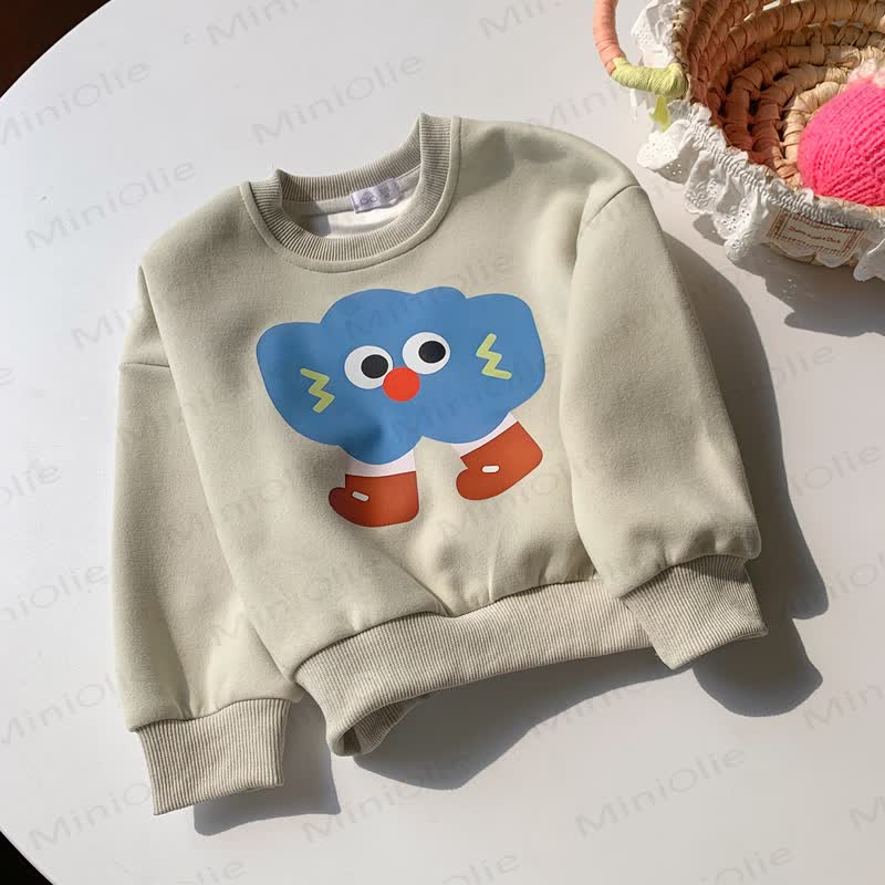 Toddler Animal Patch Relaxed Fit Crewneck Sweatshirt - Green - 10-11T - image 2