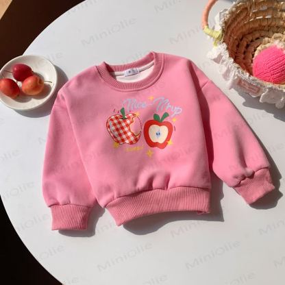 Toddler Animal Patch Relaxed Fit Crewneck Sweatshirt - Fuchsia - 10-11T - image 5