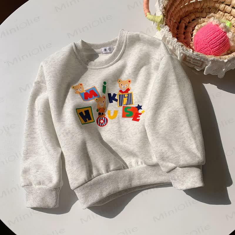 Toddler Animal Patch Relaxed Fit Crewneck Sweatshirt - Gray - 10-11T - image 7