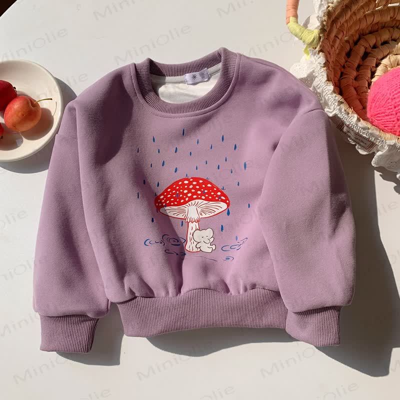 Toddler Animal Patch Relaxed Fit Crewneck Sweatshirt - Purple - 10-11T - image 9
