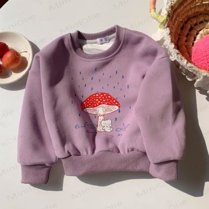 Toddler Animal Patch Relaxed Fit Crewneck Sweatshirt - Purple - 10-11T - image 9