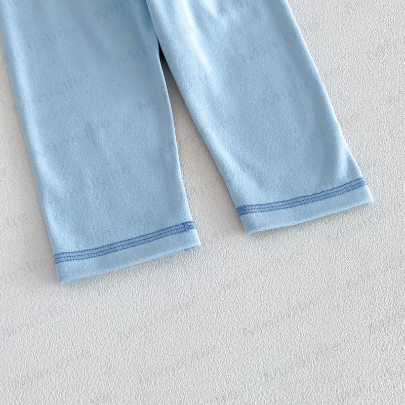 Baby Toddler Contrast Stitch Pajama 2-piece Set - image 10