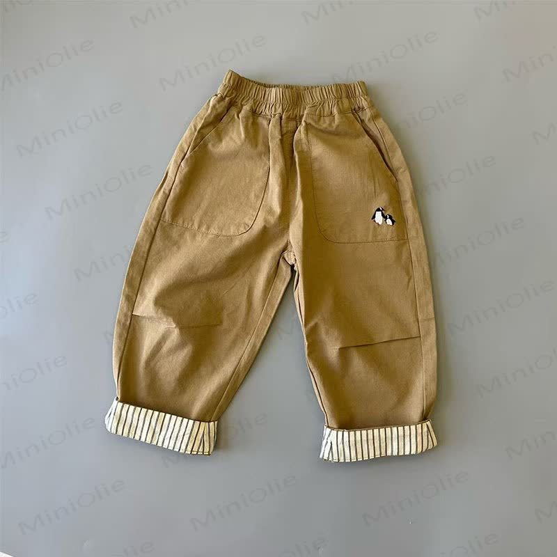 Baby Toddler Casual Pattern Cardigan or Pants - Khaki - 4-5T - image 3