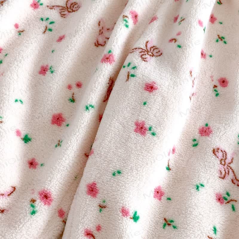 Baby Toddler Animal/Flower Print Plush Loungewear 2-piece Set - image 11