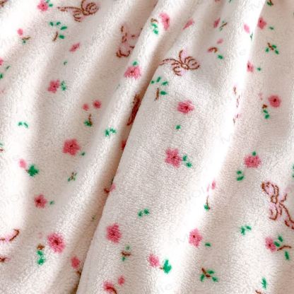 Baby Toddler Animal/Flower Print Plush Loungewear 2-piece Set - image 11