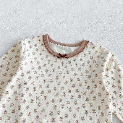 Baby Toddler Girl Cozy Floral Pajama 2-piece Set - image 6