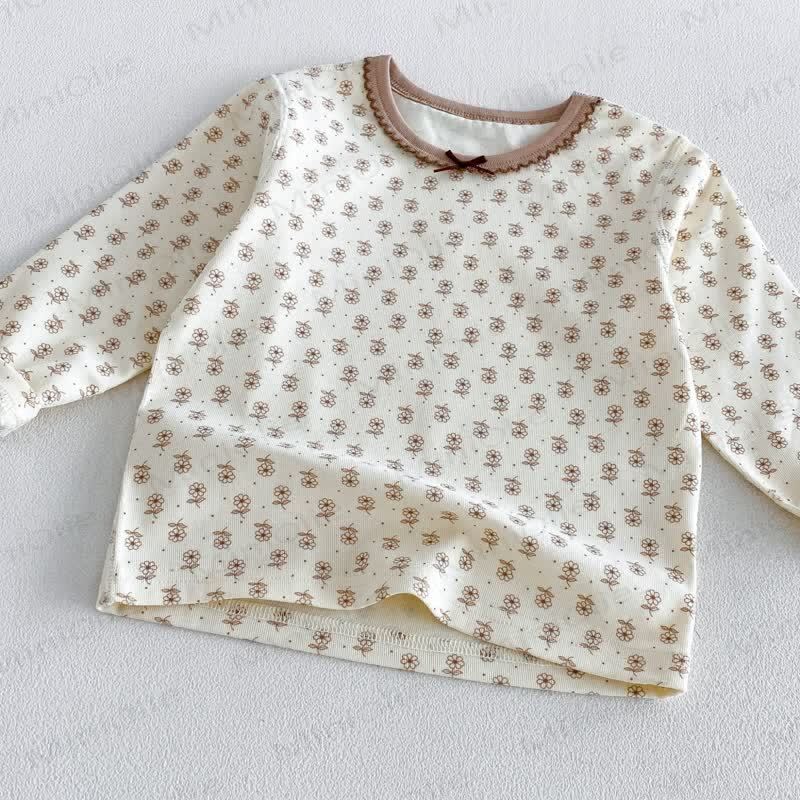 Baby Toddler Girl Cozy Floral Pajama 2-piece Set - image 7