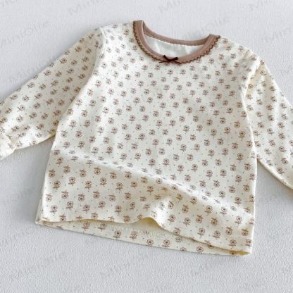 Baby Toddler Girl Cozy Floral Pajama 2-piece Set - image 7
