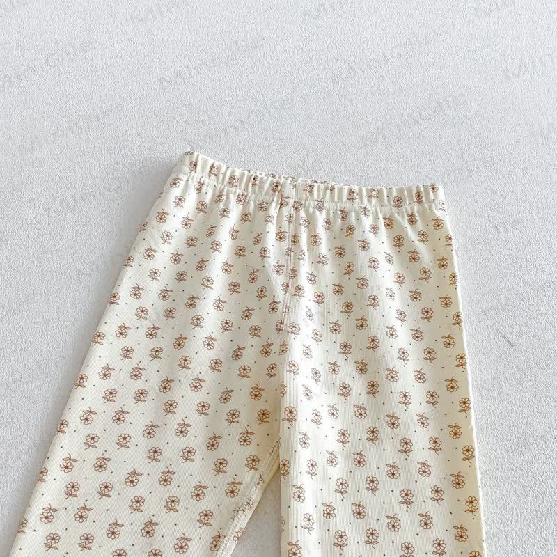 Baby Toddler Girl Cozy Floral Pajama 2-piece Set - image 10
