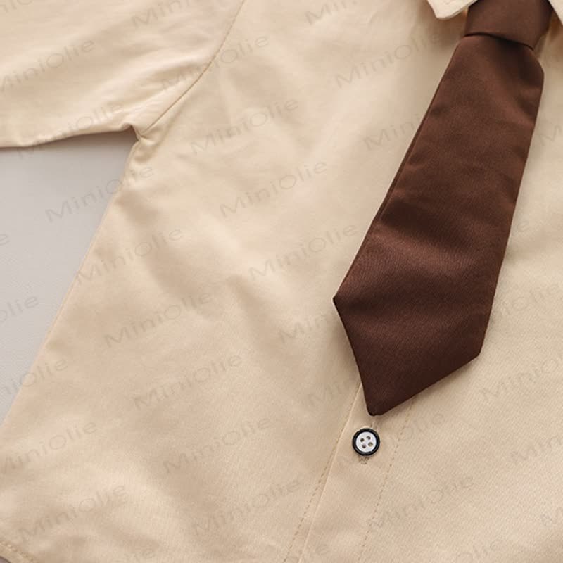 Toddler Baby Shirt and Vest 3-piece Set - image 9