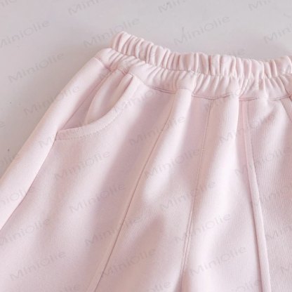 Baby Toddler Pink Bear Ear Hooded and Jogger 2-piece Set - image 9