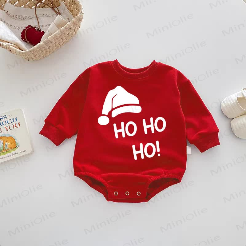 HO HO HO! Baby Red Bodysuit - Red - 18-24M - image 1