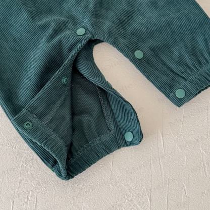 Baby Santa Corduroy Sleeveless Romper - image 22