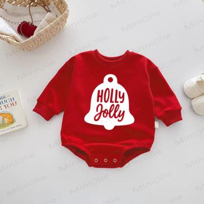 HOLLY JOLLY Baby Red Bodysuit - Red - 18-24M - image 1