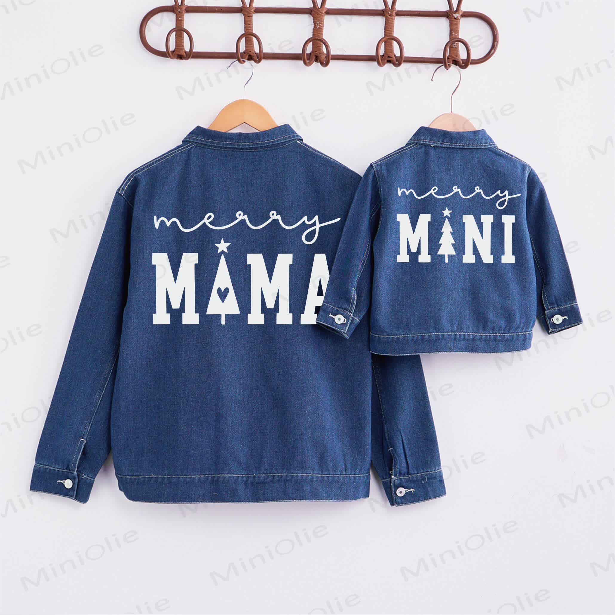 MAMA/MINI Family Denim Jacket - image 2