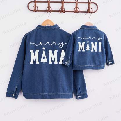 MAMA/MINI Family Denim Jacket - image 2