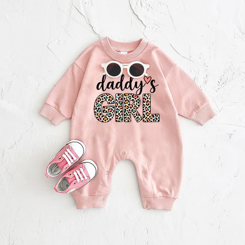 DADDY'S GIRL Baby Pink Romper - Pink - 2-3T - image 1