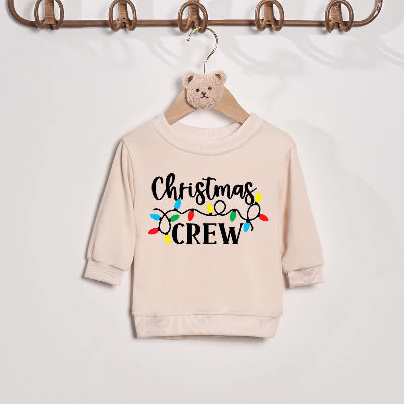 CHRISTMAS CREW Beige Family Sweatshirt - Beige - Baby Sweatshirt: 2-3T - image 3