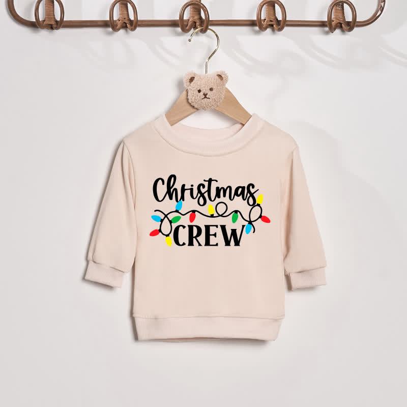 CHRISTMAS CREW Beige Family Sweatshirt - Beige - Baby Sweatshirt: 2-3T - image 3