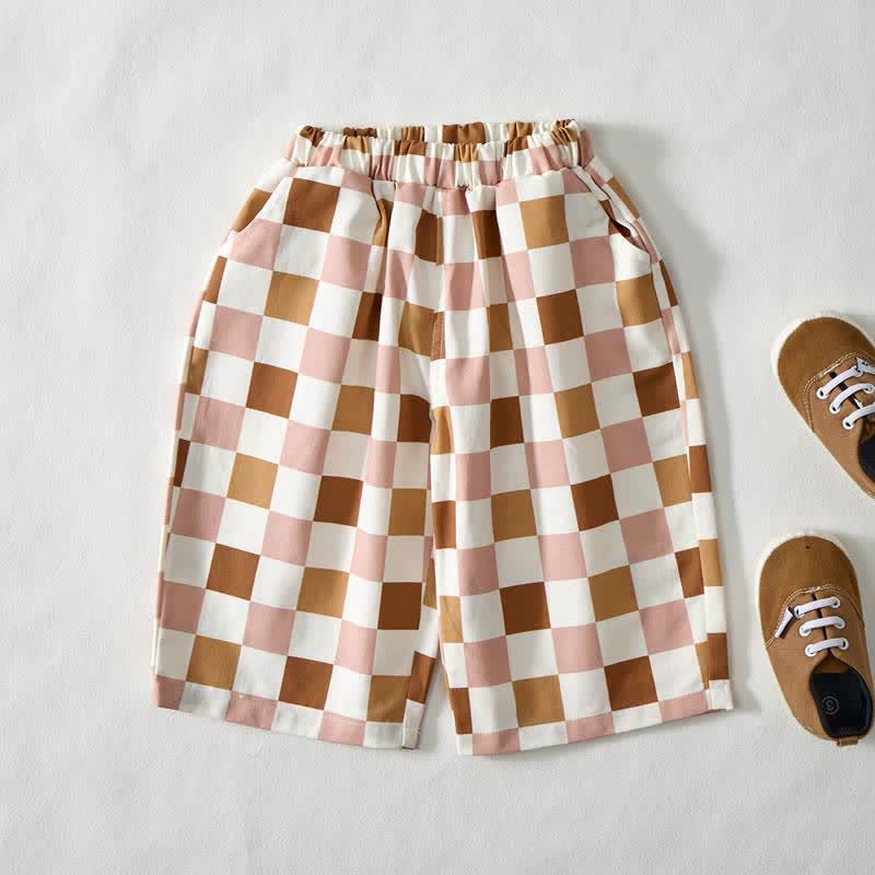 Baby Checkerboard Print Pants - image 2