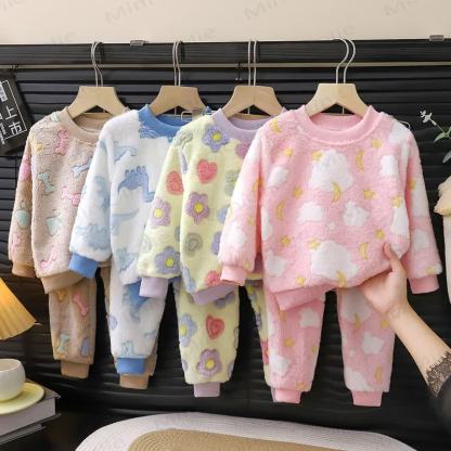 Toddler Cozy Plush Pajama 2-piece Set - image 1